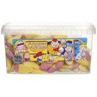 Alma Cones Strawberry And Cream Flavoured Candy Pack Of 120